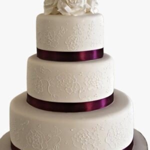 Elegant deluxe wedding cake