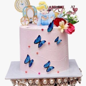 Custom disney themed birthday cake