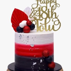 Three shades Birthday cake